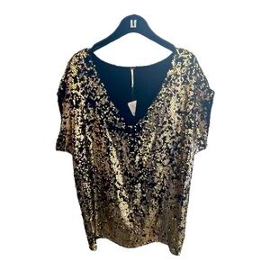 NWT Free People sequin  tunic